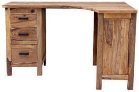 furniture-nabytek.cz - Rohový písací stôl z masívneho palisandru 130x76x85
