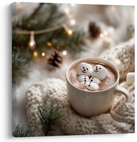 Obraz vianočná pohoda s lahodnou čokoládou