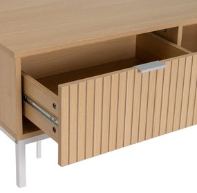 Konferenčný stolík v dekore duba v prírodnej farbe 50x110 cm Mid-Lines – Casa Selección