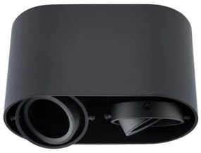 Bodové svietidlo SIROK 2xGU10/30W/230V čierna