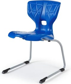 Školská stolička ALDA III, výška 460 mm, modrá