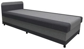 Čalúnená válenda s úložným priestorom TALI 80x202 sivá/antracit