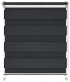 Gario Roleta Deň a noc Mini Ready To Go Grafitová - Zložená Šírka: 127 cm, Výška: 220 cm