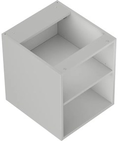 Mexen Box-A, otvorená skrinka s policou 40 cm, sivá matná, 91AX2-0400-470-0-62