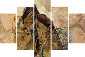 Obraz - Vincent van Gogh, Shoes, reprodukcia (150x105 cm)