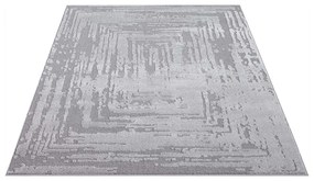 Dekorstudio Moderný koberec do obývačky FLAIR 171 - sivý Rozmer koberca: 80x150cm