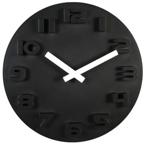 Nástenné hodiny Black & White, 30cm