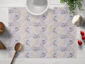 Biante Dekoračné prestieranie na stôl PML-057 Mozaika žltosivých listov na sivom 30x40 cm