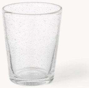 Ručne fúkané poháre na vodu Bubble, 4 ks