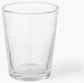 Ručne fúkané poháre's dekoračnými vzduchovými bublinami Bubble, 4 ks