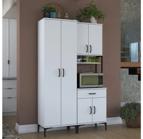 Set kuchynských skriniek Jenaretta 20 (biela + čierna). Vlastná spoľahlivá doprava až k Vám domov. 1107092