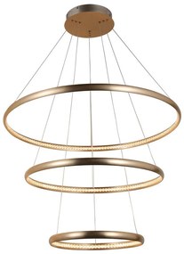 Azzardo AZ4429 - LED Luster na lanku BRIGHTON LED/55W/230V zlatá
