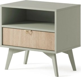 Nočný stolík Forest (S54), eukalyptus