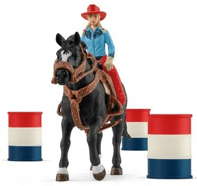 Schleich 42576 Kovbojský závod okolo barelov