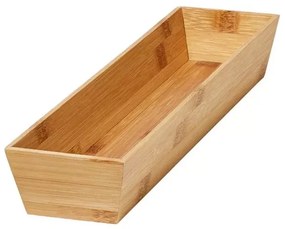 Goodhome Organizér do zásuvky, do kuchyne, príborník - NITAKI bambusový 10 x 43 cm