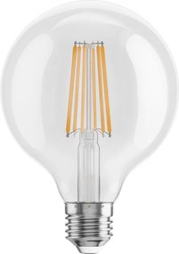Mexen Vintis, LED žiarovka E27, G95, 10W, Teplá - 2700K, 1320 lm, číra - L157-E27-1027-00