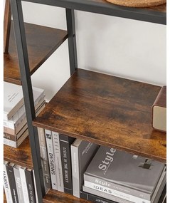 Knižnica VASAGLE s otvorenými priehradkami LLS155B01