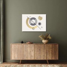 Sklenený obraz - Geometrické tvary N⁰2 (70x50 cm)