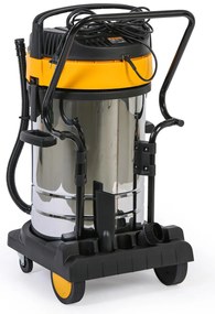 Priemyselný vysávač, suché/mokré sanie, 3000 W, 80 l