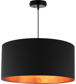 Závesné svietidlo Shade, 1x textilné tienidlo (výber zo 4 farieb), (výber z 3 farieb konštrukcie), (fi 44cm), g