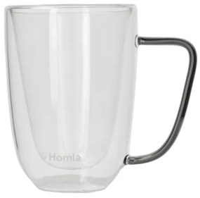 Sada dvoch hrnčekov CEMBRA s dvojitým dnom, sivé ALL 992487 250 ml (2 ks)