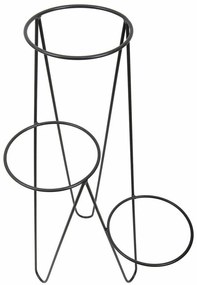 Stojan na kvety Garry 95 cm čierny