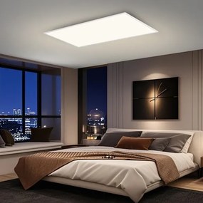 Brilagi - stmievateľné LED stropné svietidlo SLIMFRAME LED/80W/230V 120x60 cm biele + diaľkové ovládanie