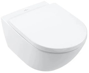 Villeroy & Boch 4670TS01 - Závesné WC so sedátkom SoftClose SUBWAY keramika/biela