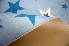 BE Koberec Porte 8461 BLUE – modrý obdĺžnikový Rozmer: 60x100 cm