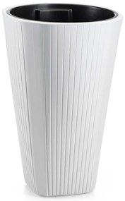 PLASTOVÝ KVETINÁČ MORA 39X61 CM BIELA