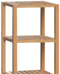 BONTEC Regál, masív, hnedá, DR-011-3 Farba: Prírodné