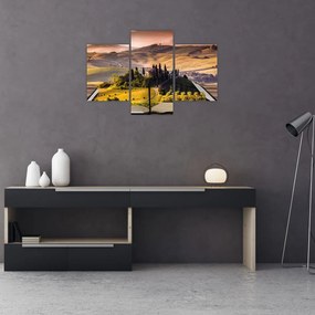Obraz krajiny v knihe (90x60 cm)