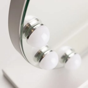 Brilagi - LED stmievateľné make-up zrkadlo HOLLYWOOD LED/12W/230V 3000-6500K