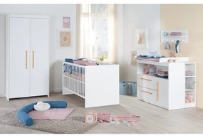 Biela detská šatníková skriňa 96x190x50 cm Lilo – Roba