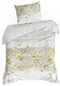 SATÉNOVÉ OBLIEČKY SPRING22 200X220 CM, 2KS 70X80 CM KVETY