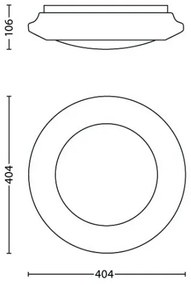 Philips 33365/31/17 - LED Stropné svietidlo LED/22W/230V 4000K
