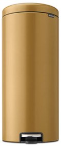 Nášľapný oceľový odpadkový kôš v zlatej farbe 30 l NewIcon – Brabantia