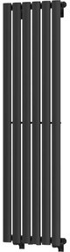 Mexen Oregon dekoratívny radiátor 1200 x 350 mm, 417 W, Čierna - W202-1200-350-00-70