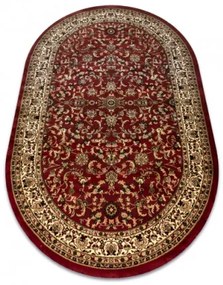 Koberec ROYAL ADR ovál vzor 1745 bordový