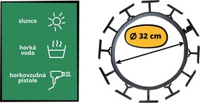 Plastový neviditeľný obrubník LEGI 60 mm