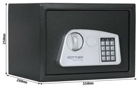 Rottner Nábytkový trezor JUPITER 3 EL