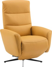 XXXLutz RELAXAČNÉ KRESLO, textil, koža, žltá Livetastic - Online Only obývacie izby - 000788005305