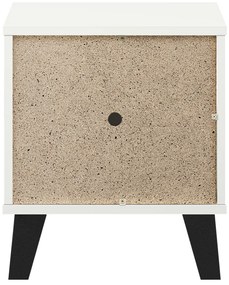 Nočný stolík BOGAN 1S, biela