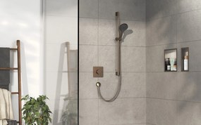 Hansgrohe ShowerSelect Comfort E, termostat pod omietku pre 1 spotrebič, kartáčovaný bronz, HAN-15571140