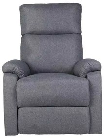 LuxuryForm DESIGN Televízne kreslo CARLOS s polohovaním - šedé