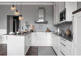 Závesné svietidlo Costa, 3x medové sklenené tienidlo, b, o