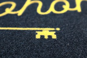 Mercury Flooring, Rohožka Alohomora 40x60 cm, 40x60, čierna