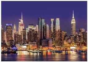 Fototapeta - NYC: Night City Veľkosť: 100x70, Verzia: Premium
