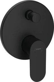 Sprchová a vaňová batéria Hansgrohe Rebris S bez podomietkového telesa matná čierna 72466670