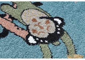 Detský kusový koberec Cesta z mesta modrý 160x220cm